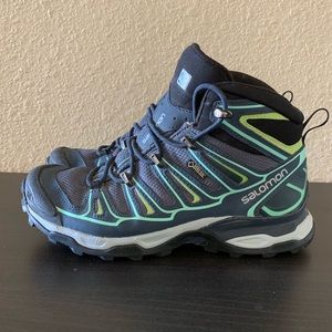 Salomon X Ultra 2 Mid Gtx Women Sz7 Hiking Boots